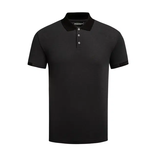 EMPORIO ARMANI SS25 logoPolo