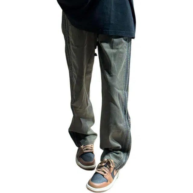 徐百货 美式设计复古长裤宽松直筒休闲裤 男女同款