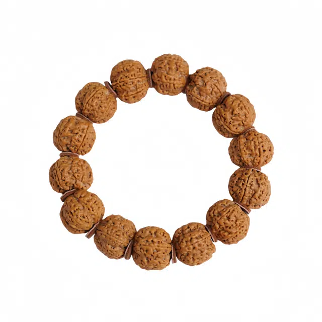 宣华意 新中式国潮复古尼泊尔精品原籽五瓣文玩佛珠#好运 金刚菩提 手串 男女同款情侣款