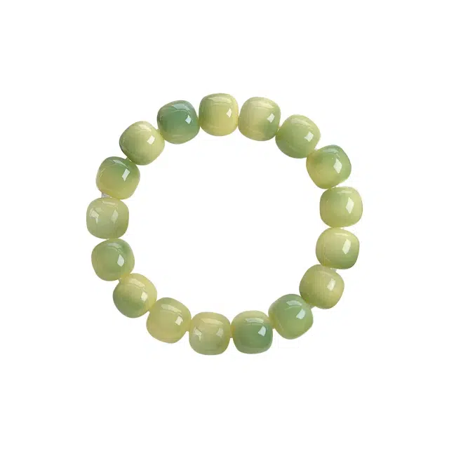 【渐变水墨系列】 艾卡拉 晕染胭脂好运 远山黛复古风绕指柔佛珠精品设计 白玉菩提 手串 男女同款情侣款