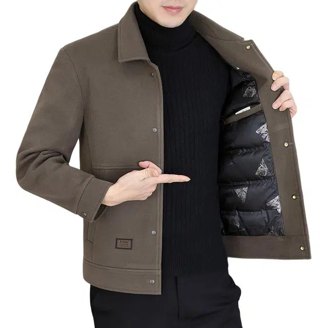 Pierre Cardin Down Jacket Khaki