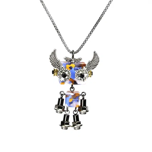 木小魔 星眸蒸汽朋克风 复古小众 合金 项链 男女同款情侣款