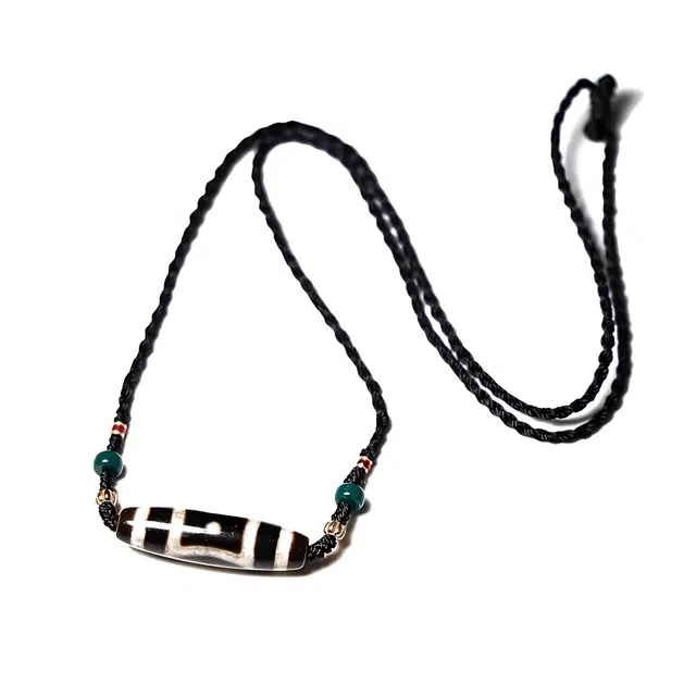 【财源滚滚都有路】 玉临门 福气满满 藏式天珠手工编织配饰 本命佛 水逆绝缘体 佳偶天成#好运 玛瑙 项链 男女同款情侣款