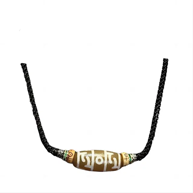 玉临门 新中式藏式莲师 天珠民族风新款 设计美观 玛瑙 项链 男女同款情侣款