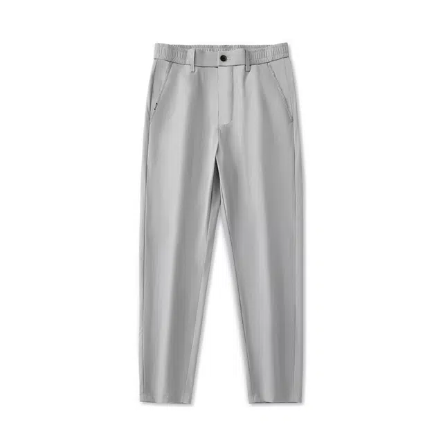 吉肯蒂 夏季薄款九分韩版直筒休闲裤 男款