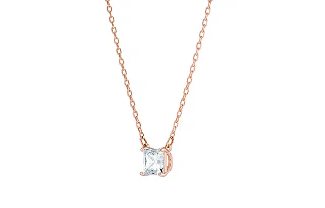 Swarovski Attract Square Pendant Rose Gold