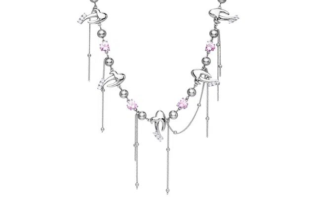 ENFANTIN Tassel Heart Necklace Silver