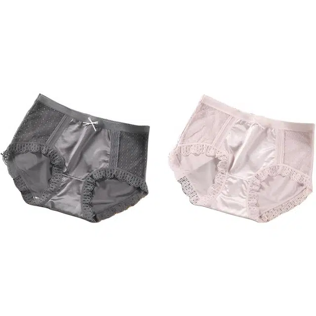 草本初色 法式纯欲轻盈舒适高弹无痕提拉隐形透气抗菌不夹臀速干内裤 女款