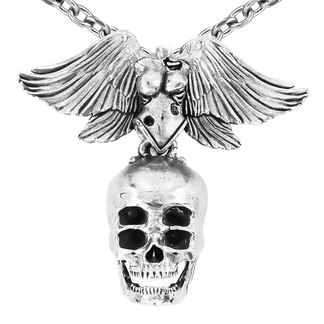 【免费刻字】 白木黑冰 冥域之眼 新中式高级感原创小众设计 银合金 项链 男款 礼盒