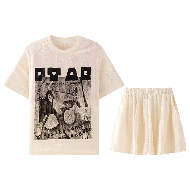 向薇 女夏季薄款夏天女士夏款短袖短裤简约舒适可外穿家居服睡衣套装 女款