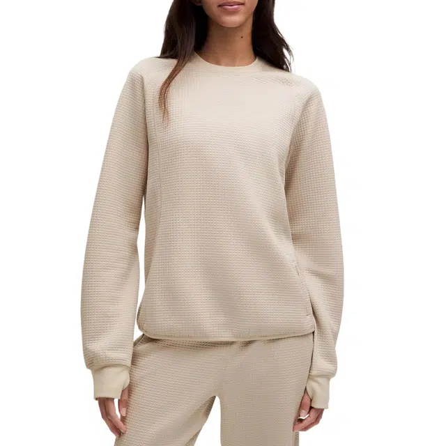 lululemon CrewneckLong-Sleeve Waffle-Knit