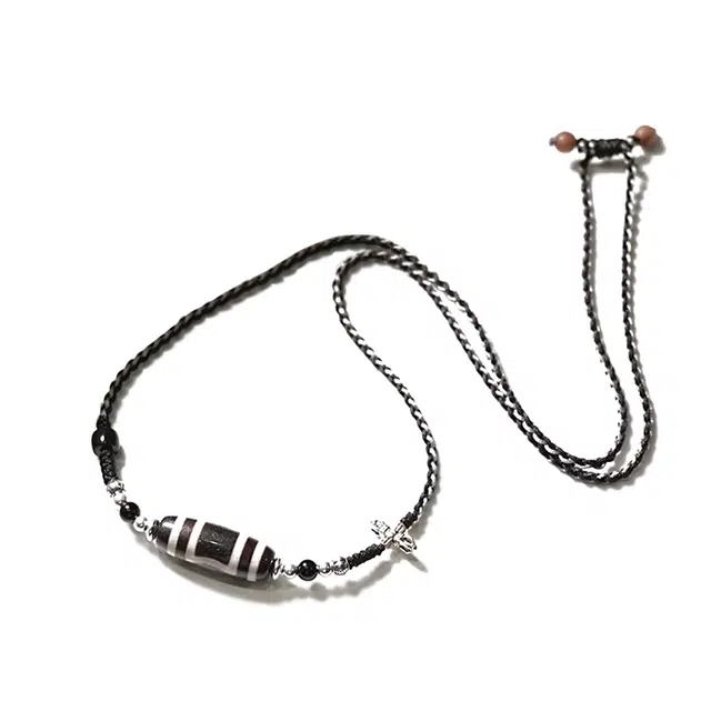 【福星高照交旺运】 玉临门  新藏式天珠风格民族风国风 福禄吉祥 时尚百搭 旺桃花#好运  玛瑙 项链 男女同款情侣款