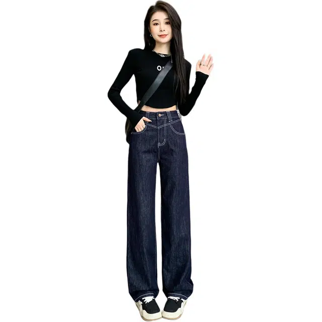 思蓓儿 百搭休闲简约小个子牛仔裤 女款