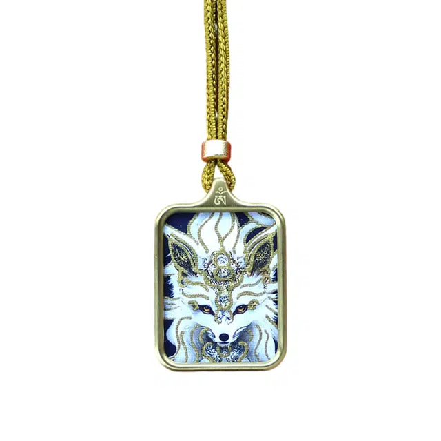 【五路财神来敲门】 玉临门 月老赐福 爱情美满 偶遇佳侣 百年好合 佳偶天成唐卡复古民族风手工绳#好运 合金 项链 男女同款情侣款