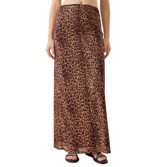 ALTAR'D STATE Maxi Skirt Francie Cheetah