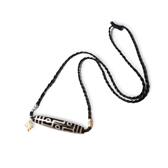 【福星高照交旺运】 玉临门 民族风天珠手工编织绳 福录吉样 时来运转 文玩国风#好运 玛瑙 项链 男女同款情侣款