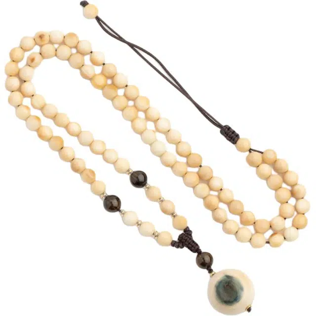 仙源 蓝眼睛 新中式配饰轻奢平安福 猛犸 项链 男女同款情侣款