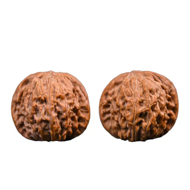 灵晔 新中式国潮文艺复古风随身携带盘玩原色磨盘百搭小众轻奢高级百搭招财纳福#好运 文玩核桃 把件 男女同款情侣款