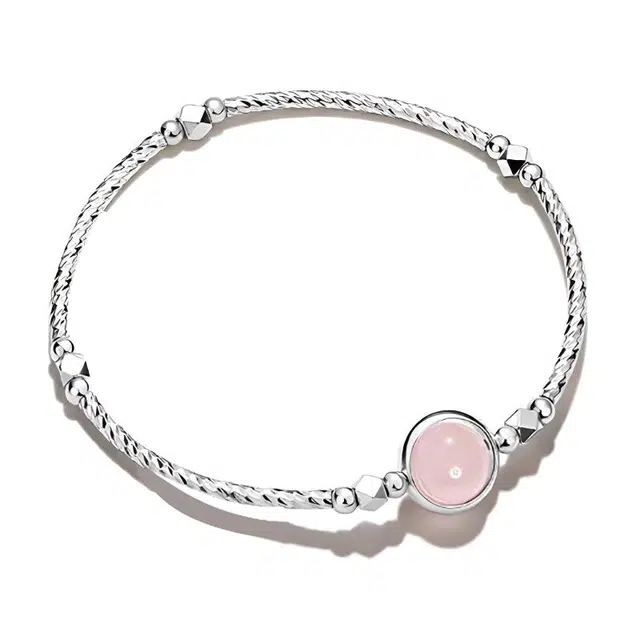 【招财 旺桃花】 百慕眸 精致轻奢 爱情美满 吞金兽貔貅转运粉晶叠戴 通勤百搭小众时尚串珠手饰#好运 粉水晶 手串 女款