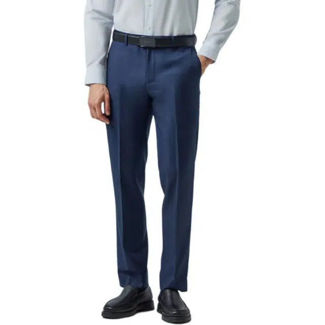 迪柯尼 舒适时尚百搭西装裤 男款 深宝蓝