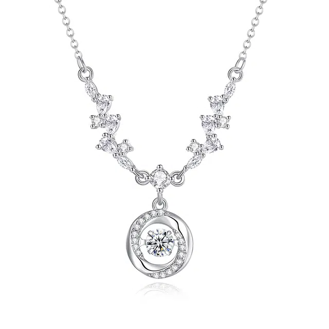 银千惠 在逃公主紫藤花的微笑跳动的心 合金 项链 女款