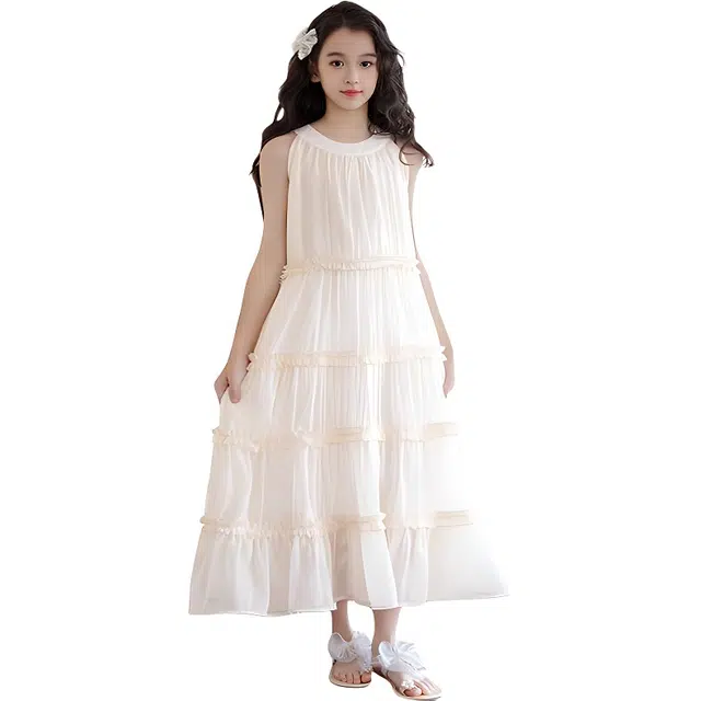 泰迪珍藏连衣裙 简约亲肤个性潮流无袖 儿童款