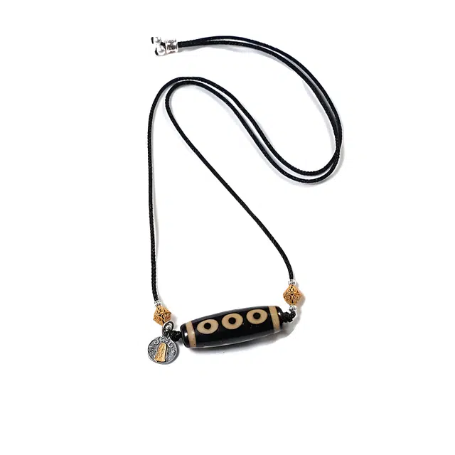 【八方进宝堆成山】 玉临门  新藏式天珠 民族风招财进宝事业运爆棚 吉祥如意#好运 玛瑙 项链 男女同款情侣款