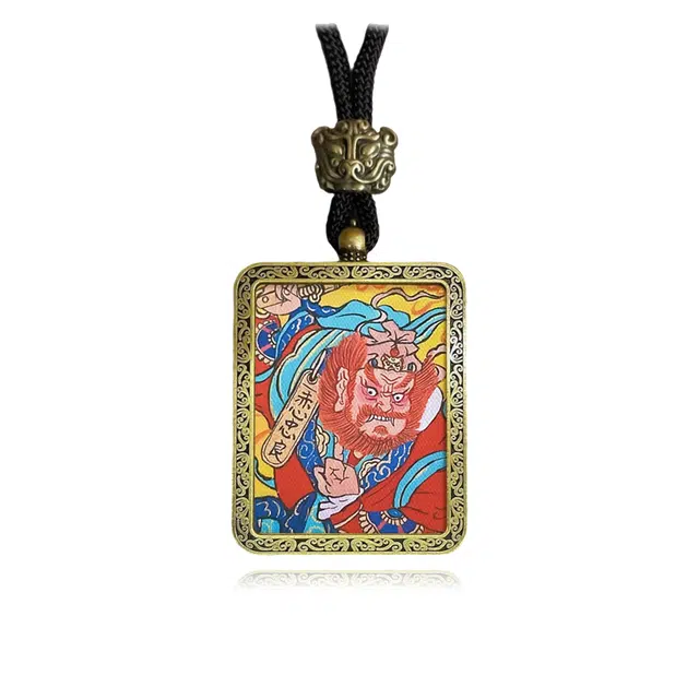 玉临门 生肖顺利 本命佛 水逆绝缘体 水逆退散 福录吉样唐卡复古民族风手工绳#好运 合金 项链 男女同款情侣款