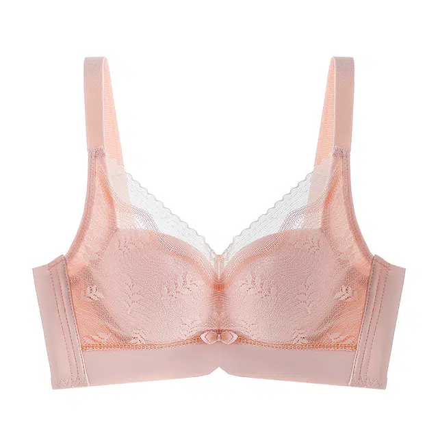 睦隆世家 法式内衣薄款 性感蕾丝 大胸显小小胸不空杯聚拢收副乳透气软糯防下垂防走光气质文胸 女款