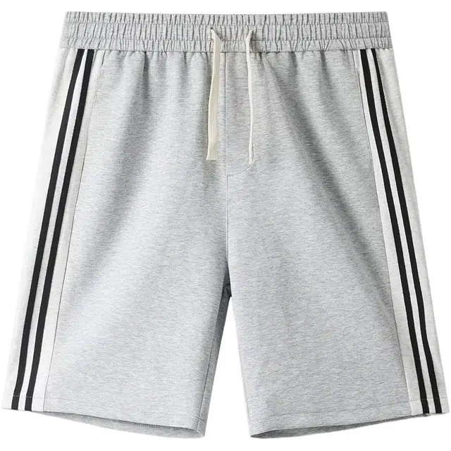 木木兔 季印花运动宽松百搭美式五分裤原宿休闲短裤 男款