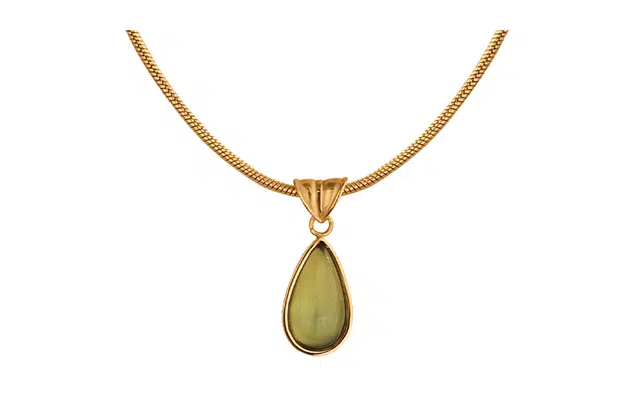 克拉日记 半宝石极简几何 简约轻奢高级感 合金 项链 男女同款情侣款