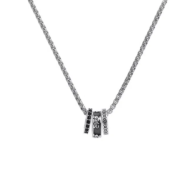 梵星饰季 招财貔貅 新中式精致国潮风简约小众转运设计高级感 八方来财诸事顺遂 合金 项链 男款