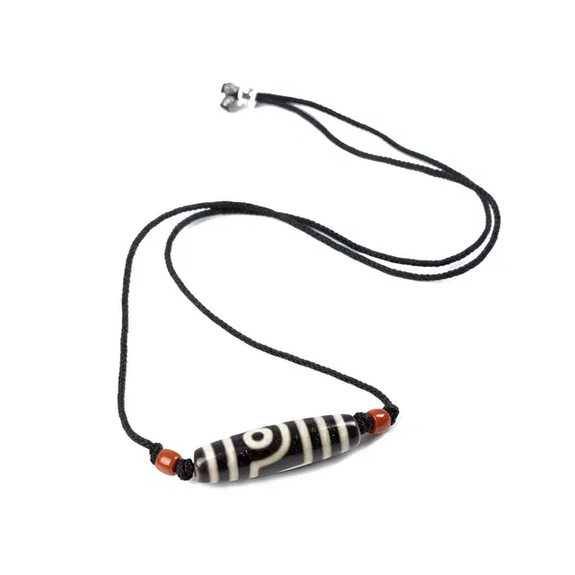 【发财的风吹不停】 玉临门 新藏式天珠风格民族风国风 福禄吉祥 时尚百搭 金榜提名#好运  玛瑙 项链 男女同款情侣款