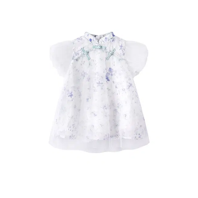 英氏连衣裙 国风系列 柔软透气舒适甜美 中小童