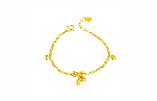 牧言 铃兰花开 宫廷风复古气质小众高级感 光面蝴蝶结铃铛流苏 项链 女款