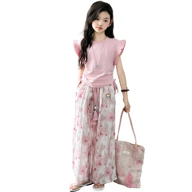 泰迪珍藏长裤 休闲时尚潮流百搭 粉色 儿童款