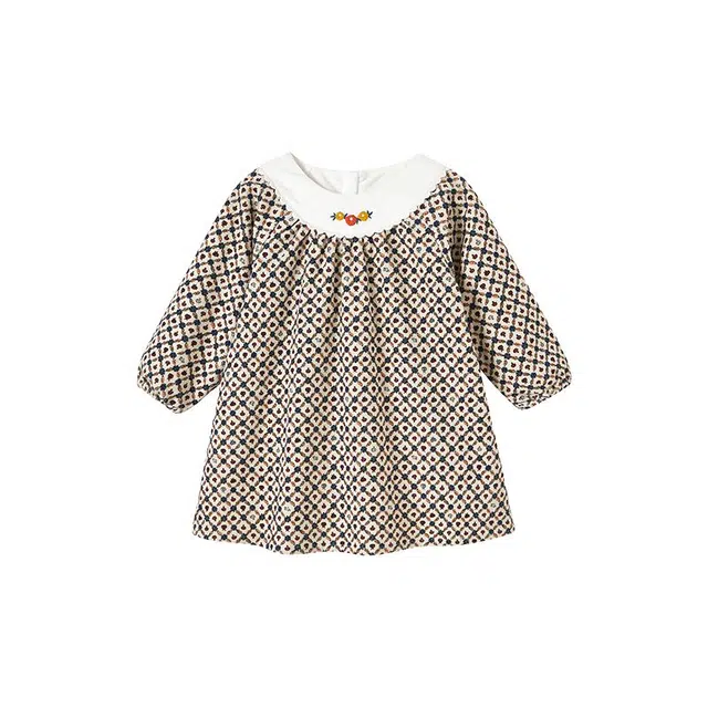 英氏连衣裙 柔软亲肤舒适保暖长袖 婴幼童