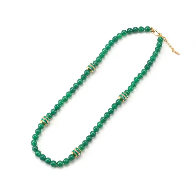 檀纳 平安转运 气质千金吉祥福运满满锁骨链 高级感设计款百搭 玉髓 项链 男女同款情侣款