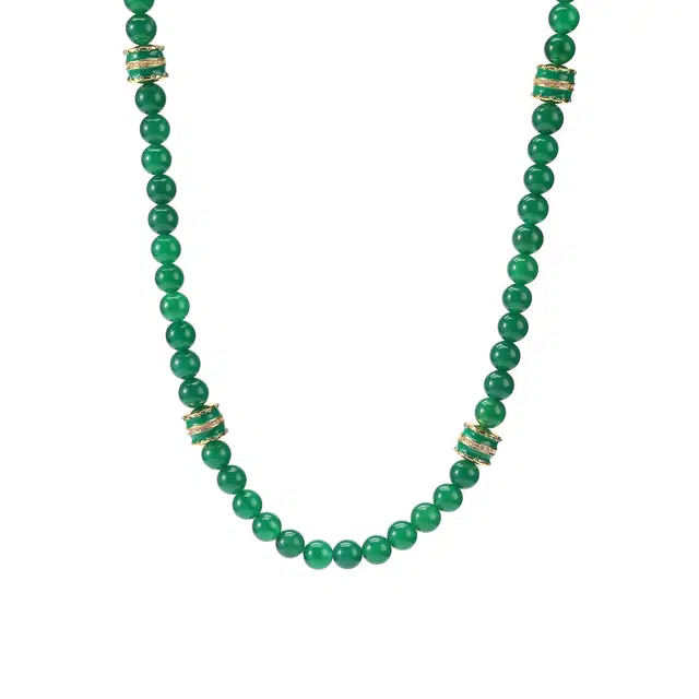 檀纳 平安转运 气质千金吉祥福运满满锁骨链 高级感设计款百搭 玉髓 项链 男女同款情侣款