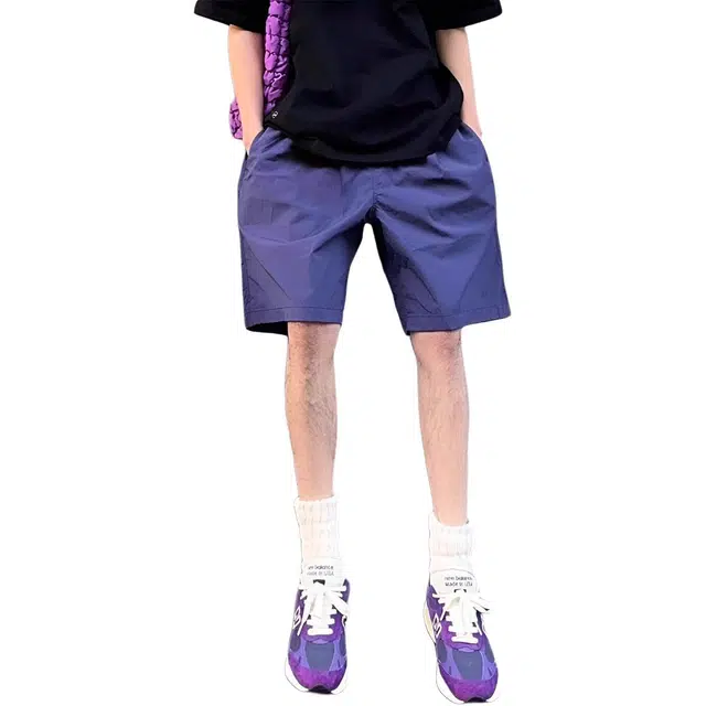 徐百货 美式潮牌运动健身速干夏季户外高级感沙滩裤子机能四五分裤休闲短裤 男女同款