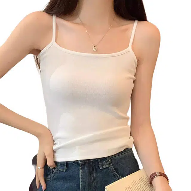 黑恐龙 抹胸小背心内搭纯色遮副乳防走光打底修身气质上衣吊带 女款