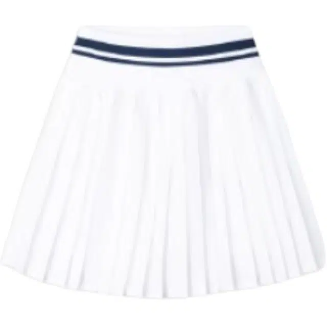 超级安踏 运动简约纯色透气休闲短裙 女款 雪花白