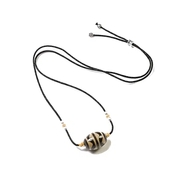 【顺风顺水人财旺】 玉临门  藏式天珠手工编织配饰 本命佛 水逆绝缘体 佳偶天成#好运 玛瑙 项链 男女同款情侣款