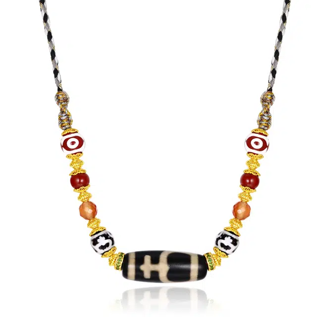 佐卡伊 宝瓶天珠小众轻奢款 玛瑙 项链 女款