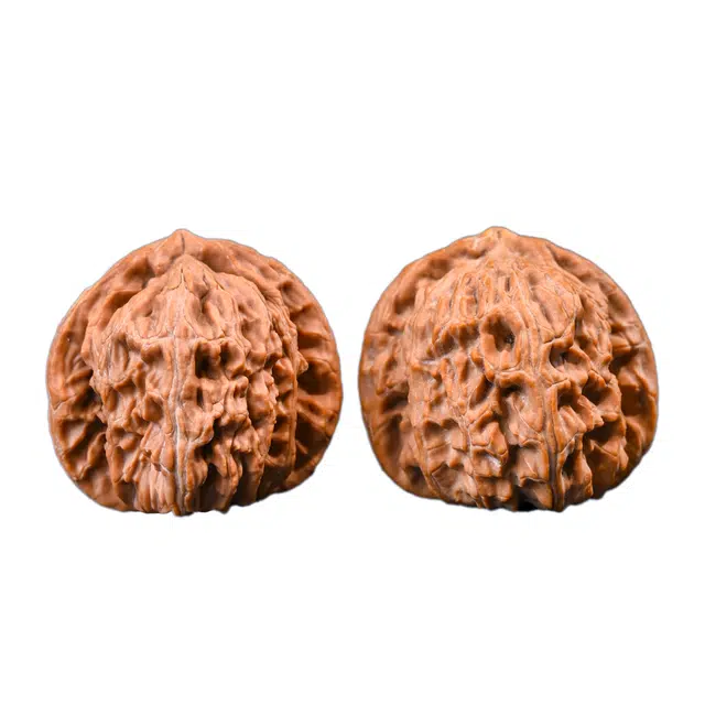 灵晔 新中式国潮复古文艺百搭小众工艺品轻奢高级感#好运连连招财纳福 文玩核桃 手把件 男女同款情侣款