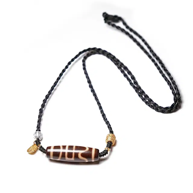 【发财的风吹不停】 玉临门 前程似锦 藏式民族风财神配饰 福气满满 时来运转#好运 玛瑙 项链 男女同款情侣款