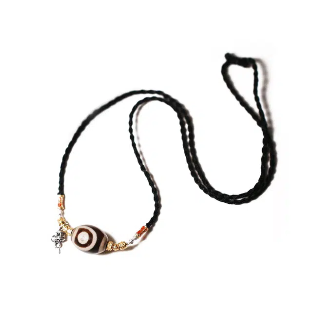 【顺风顺水人财旺】 玉临门 平安相伴 事事顺遂 藏式 复古民族风二眼玛瑙珠珠项链 时尚个性小众#好运 玛瑙 玉石项链 男女同款情侣款