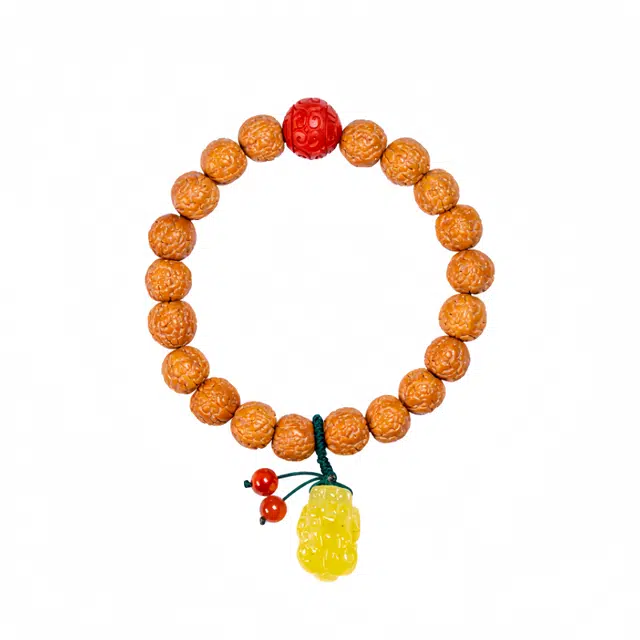 宣华意 招财貔貅 国风高级感时尚文玩佛珠念珠#好运 金刚菩提 手串 男女同款情侣款