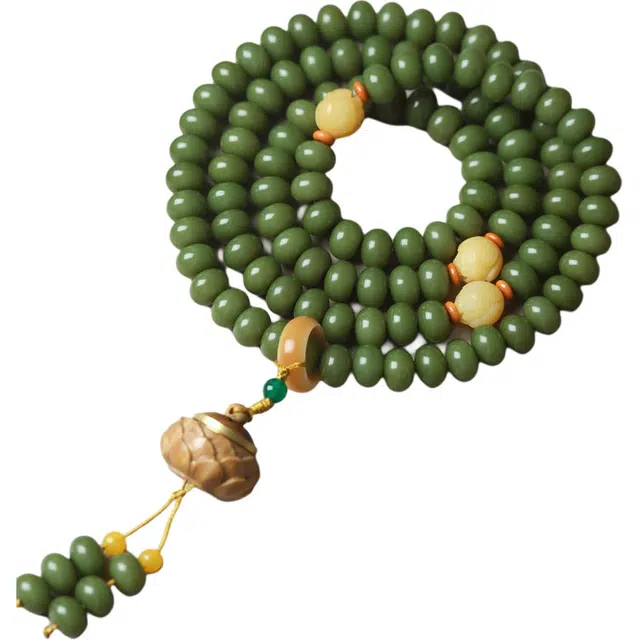 得笙陌 宝莲灯转运国潮好运连连新中式 菩提根 项链 男女同款情侣款