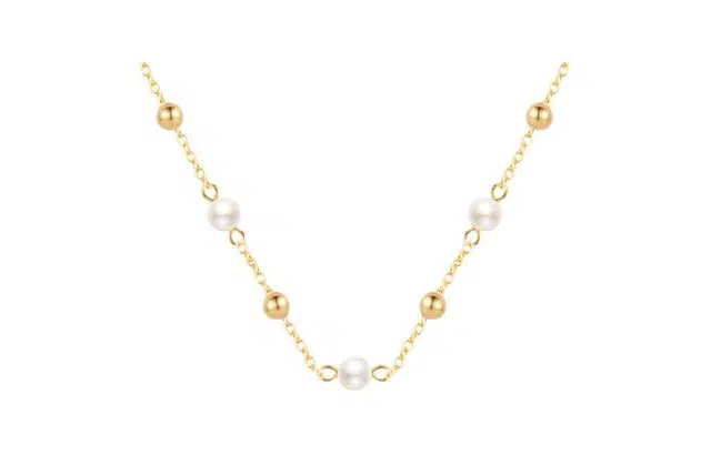 克拉日记 满天星金珠锁骨链 高级感 合金 项链 女款